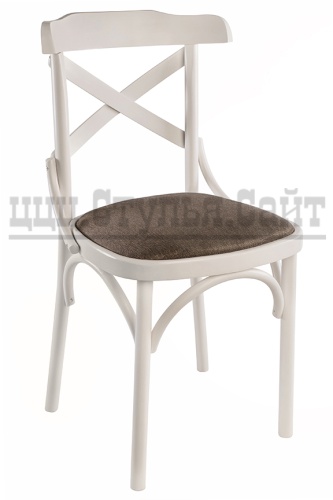 Венский эмалированный стул (рогожка-хаки) арт. 842720 фото 2